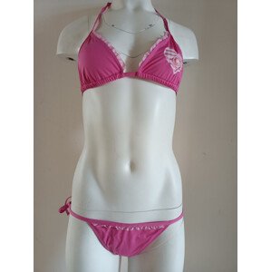 Dievčenské dvojdielne plavky 504 ružové - Paloma M-38