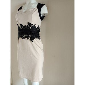 Dámske šaty 18536 čierno-béžové - Koucla 40