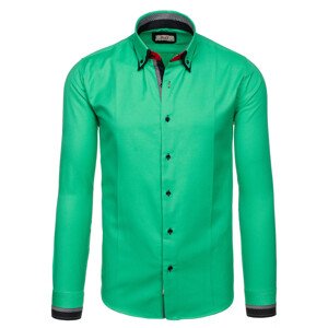 Pánska košeľa 120-2CO - Bolf S Zelená