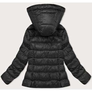 Čierna prešívaná dámska zimná bunda (YP-22075-1) odcienie czerni S (36)