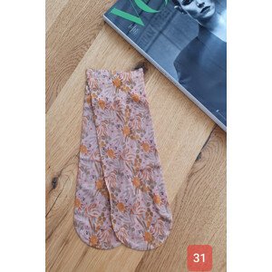 Dámske ponožky s potlačou 31 béžová UNI