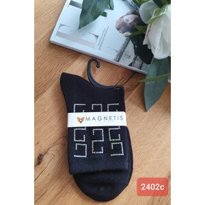 Dámske ponožky s aplikáciou 2402C nero UNI