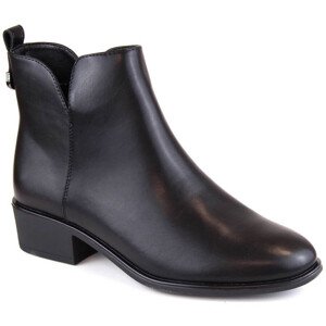 Dámske zateplené topánky W SK418A čierne - Sergio Leone 37