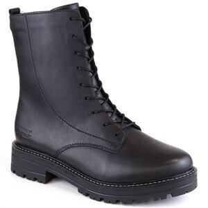 Dámske kožené pohodlné zateplené topánky Remonte W RKR622 black - Rieker 39