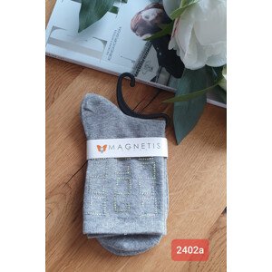 Dámske ponožky s aplikáciou 2402A grigio UNI