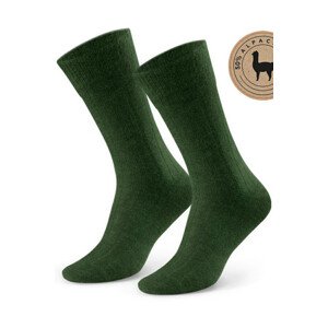 Pánske ponožky ALPACA 50% 044 zelená 41-43