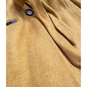 Dámsky kabát s prídavkom vlny RL PL-2715.31P žltý - Rosse Line XL Žlutá