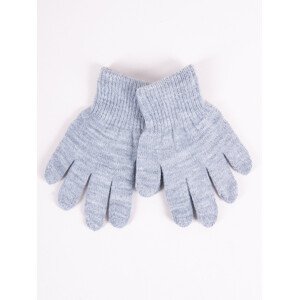Yoclub Detské základné rukavice RED-MAG4U-0050-004 Grey 12