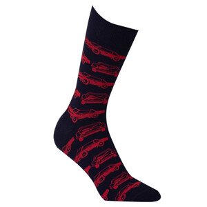 Vzorované pánské ponožky model 7508543 - Wola Barva: Námořnictvo, Velikost: 42/44