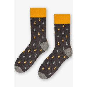 Pánské ponožky model 6184627 - More Barva: MELANŽOVÁ TMAVĚ ŠEDÁ, Velikost: 39-42