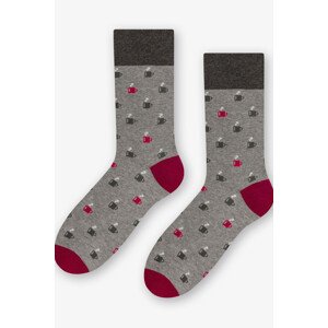 Pánské ponožky model 6184627 - More Barva: MELANŽOVĚ ŠEDÁ, Velikost: 43-46
