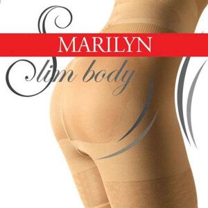 Punčochové body Slim body - Marilyn  ecru 2-S