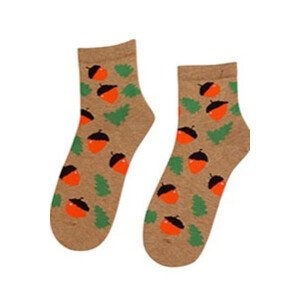 Dámské vzorované ponožky model 7068842 - GATTA COTTOLINE Barva: béžová, Velikost: 39-41