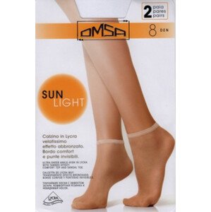 Ponožky model 7431836 LIGHT 2P sierra UNI - Omsa