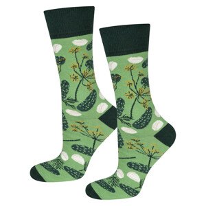 Ponožky SOXO v pohári - Kvasené uhorky zelená 40-45