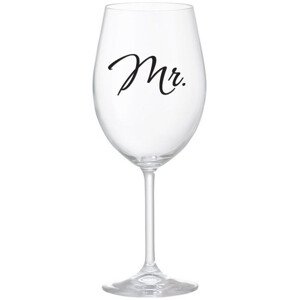 MR. - čirá sklenice na víno 350 ml