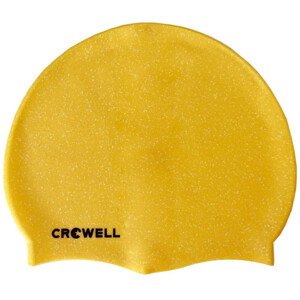 Crowell Recycling Silikónová plavecká čiapka Pearl žltej farby.7