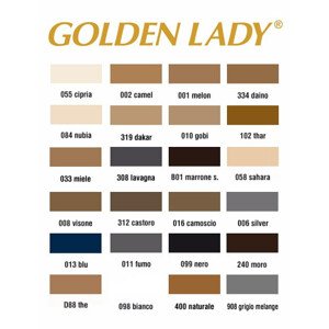 Dámské punčochové kalhoty model 7463009 70 den marrone scuro/odc.brązowego 5XL - Golden Lady