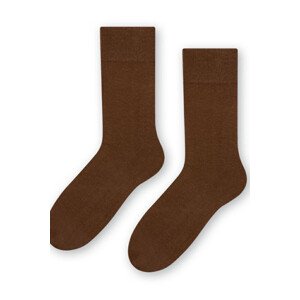 Hladké ponožky k model 8047817 056 - Steven Barva: Hnědá, Velikost: 42-44