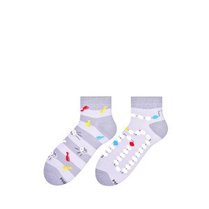 Asymetrické dámské ponožky More 034 Žlutá 39-42