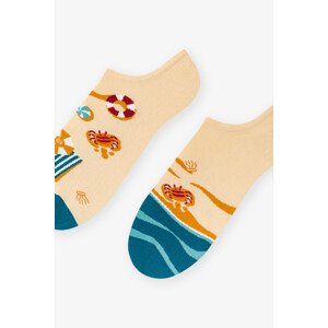 Dámské asymetrické ponožky 005 J.ŽLUTÁ/HOLIDAY 39-42
