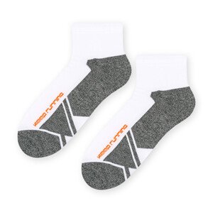 Pánské vzorované ponožky model 15020926 bílá/m.černá 3840 - Steven