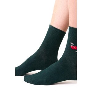 Dámské vzorované ponožky model 15021211 zelená 3840 - Steven