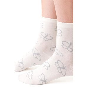 Dámské vzorované ponožky model 15021211 - Steven Barva: ecru, Velikost: 38-40