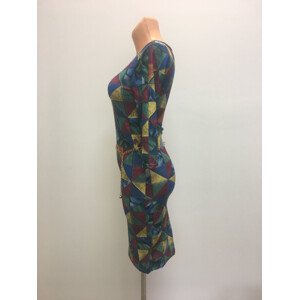 Dámské volnočasové šaty s 3/4 rukávem barevné  /  uni model 15042888 - LOVER
