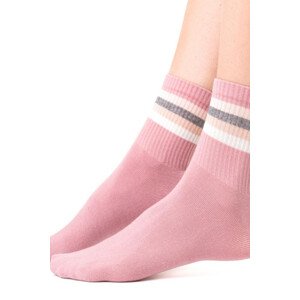 Dámské sportovní ponožky model 15051741 - Steven Barva: červenat se, Velikost: 38-40