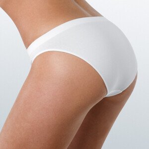 Bavlněné kalhotky s nízkým pasem bezešvé Cotone Basic Intimidea Barva: Bílá, Velikost: S/M