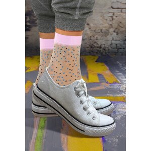 Dámské ponožky model 15424748 BÍLOU A MODROU./TRIANGLES UNICA - Sesto Senso
