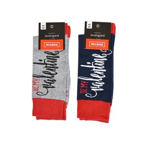 Pánské ponožky Be   černočervená 42/46 model 15858430 - Milena