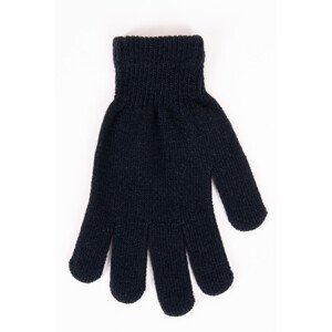 Dámské rukavice s kožíškem MAGIC-2 Barva: MÍCHÁNÍ TMAVÝCH BAREV, Velikost: 21 cm