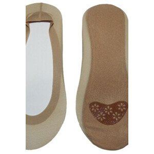 Ponožky s protiskluzovou úpravou ABS 1082 Barva: Béžová, Velikost: Univerzální