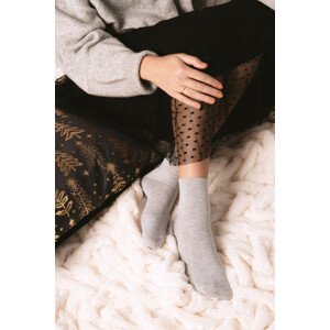 Hladké dámské ponožky 037 černá 38-40