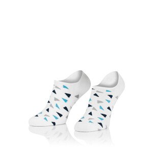 Pánské vzorované ponožky  Cotton Bílá 4446 model 16125595 - Intenso