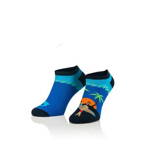 Pánské vzorované ponožky  Cotton tyrkysová 4143 model 16125600 - Intenso