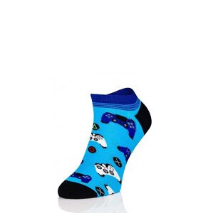Vzorované ponožky model 16125934 Cotton 3646 tmavě modrá 3640 - Intenso