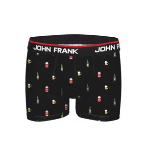 Pánske boxerky John Frank JFBD304 L černá
