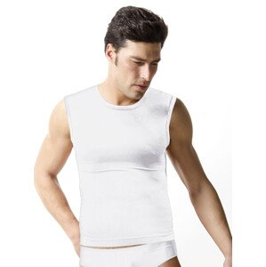 Pánske tričko bezšvové T-shirt girocollo smanicata Intimidea Farba: Bílá, velikost L/XL