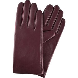 Dámské kožené antibakteriální rukavice model 16627268 Crimson S - Semiline