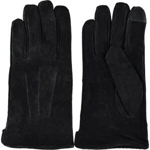 Pánské kožené antibakteriální rukavice model 16627307 Black XL - Semiline