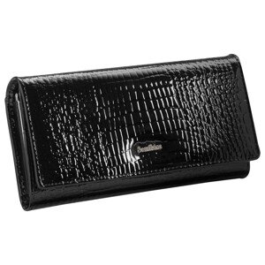 Kožená peněženka RFID model 16644524 Black 18 cm x 9 cm - Semiline