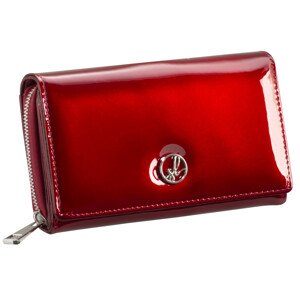 Kožená peněženka RFID model 16644530 Červená 15,5 cm x 4,3 cm - Semiline