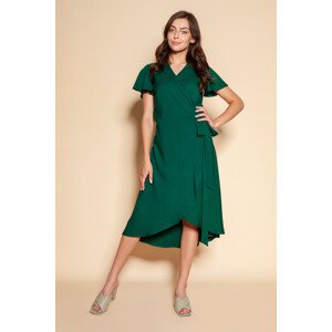 Šaty s krátkým rukávem model 16679243 Green 34 zelená - Lanti
