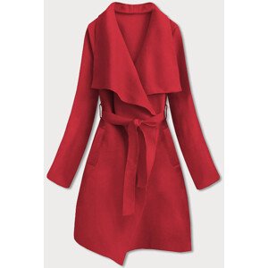 Červený dámský kabát Červená jedna velikost model 17064056 - MADE IN ITALY