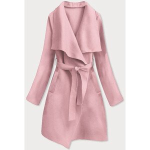 růžový dámský kabát Růžová jedna velikost model 17064062 - MADE IN ITALY