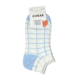 Dámské vzorované ponožky Cosas model 17209013 Modrá 3538 - Ulpio
