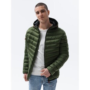 Pánská bunda Jacket model 17247577 Zelená S - Ombre